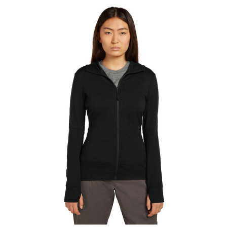 Felpa tecnica da donna Icebreaker W Mer 260 Quantum IV LS Zip Ho