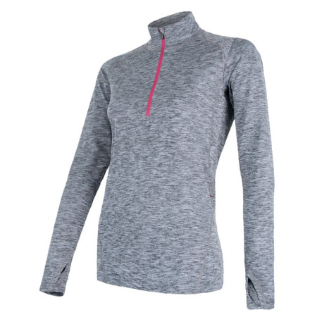 Maglietta sportiva da donna Sensor Motion (long sleeve) grigio