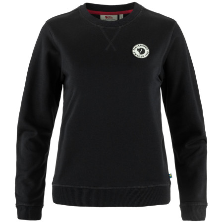 Felpa da donna Fjällräven 1960 Logo Badge Sweater W nero Black