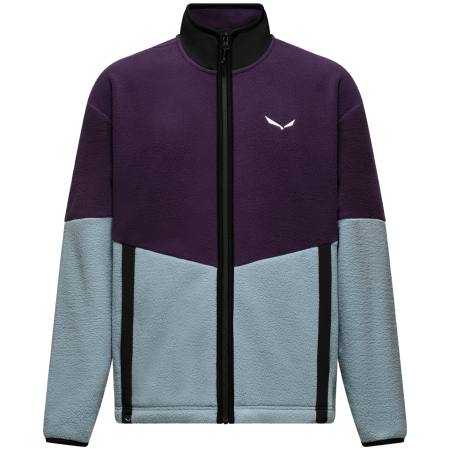 Felpa da uomo Salewa Fanes Jacket Fz M viola mysterioso/8260