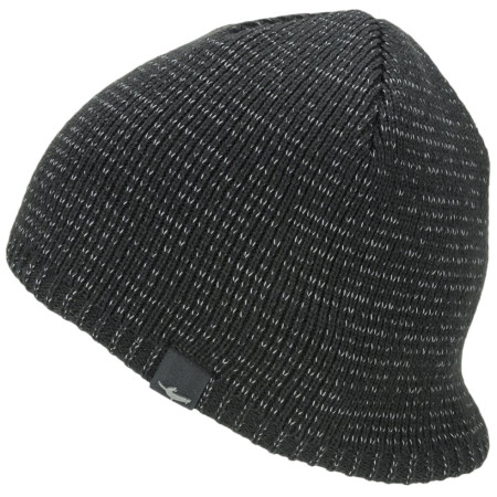 Cappello impermeabile SealSkinz WP Cold Weather Reflective nero Black