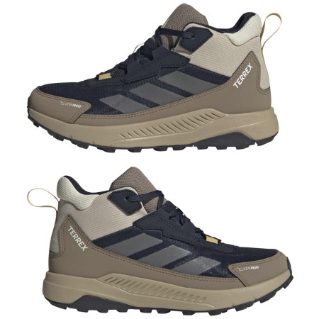 Scarpe da bambino Adidas Terrex Anylander Mid Climaproof J Blue