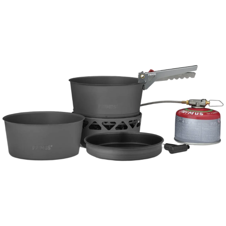 Set da cucina Primus Primetech Stove Set II 2x1.3 L w. pan