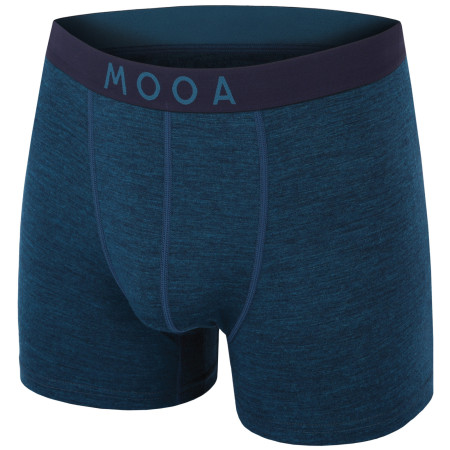 Boxer da uomo MOOA MerinoSilk 4in blu legion blue melange