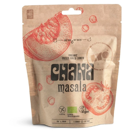 Piatto principale Lyo food Organická Chana Masala 270g
