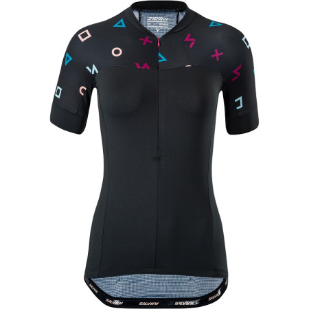 Maglia da ciclismo per donna Silvini Catirina WD1621 nero BlackTurquoise