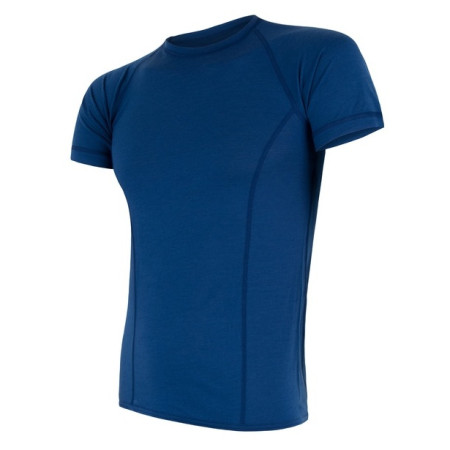 Maglietta funzionale da uomo Sensor Merino Air kr.r. blu Darkblue
