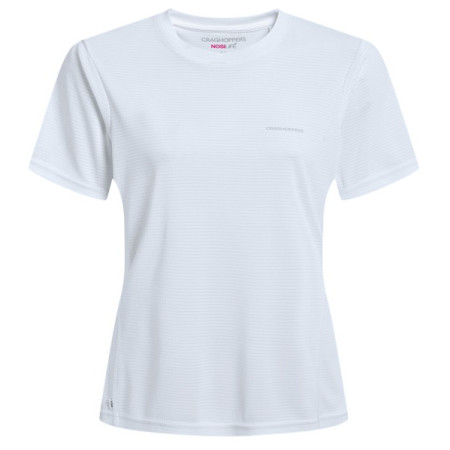 Maglietta sportiva da donna Craghoppers NosiLIfe SolarShield+ SS T-Shirt bianco White