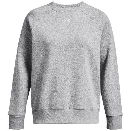 Felpa da donna Under Armour Rival Fleece Crew grigio Mod Gray Light Heather / / White