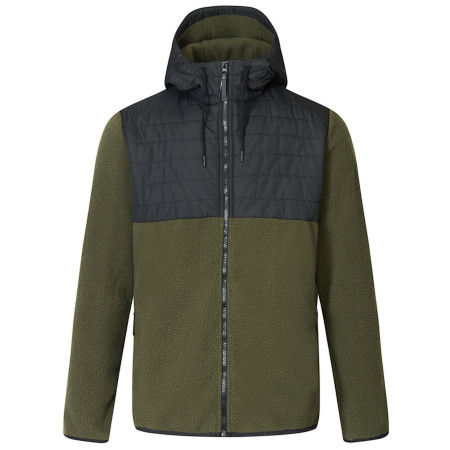 Giacca ibrida da uomo Regatta Frankie Borg Hybrid khaki/nero DarkKhak/Blk