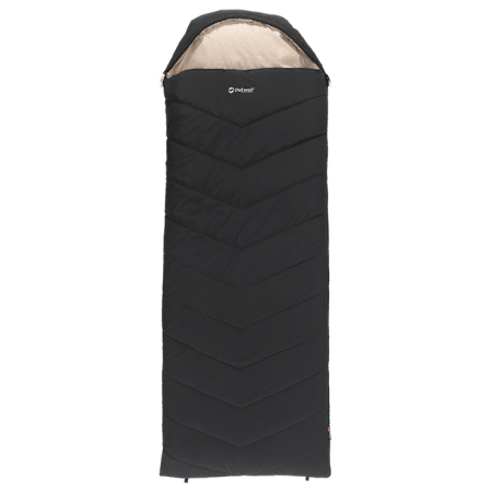 Sacco a pelo rettangolare Outwell Caldera Supreme nero Black