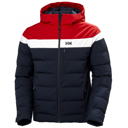 Giacca invernale da uomo Helly Hansen Bossanova Puffy Jacket blu/rosso Navy