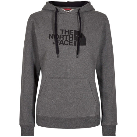 Felpa da donna The North Face Drew Peak Pullover Hoodie (2019) grigio scuro Tnfmdgryhtr(Std)/Vintgwht