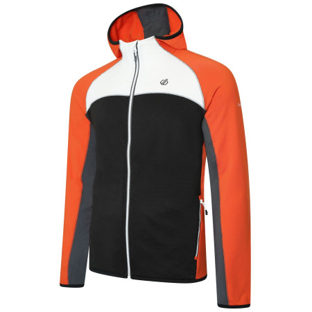 Felpa da uomo Dare 2b Ratified II Strch CL nero/arancio Trailblz/Blk