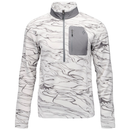Felpa da uomo Black Diamond Rift HZ Fleece Jacket grigio Relief-Alloy-Steel Grey