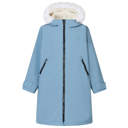 Cappotto impermeabile per bambini Regatta Junior Waterproof Changing Robe Pro Grey Mirage grigio chiaro Grey Mirage