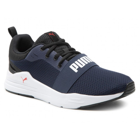 Scarpe da corsa da uomo Puma Wired Run nero/bianco