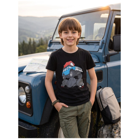 Maglietta da bambino Alpine Pro Ecomo 4 Black