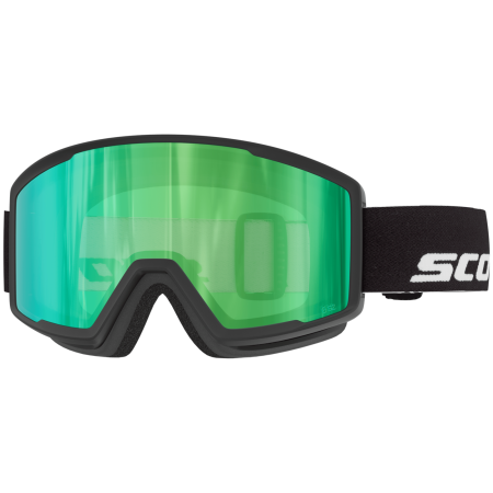 Occhiali da sci Scott Goggle Trace Pro Compact nero/verde black/green chrome S2