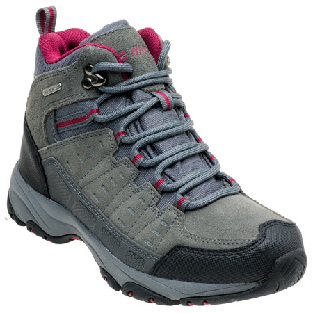 Scarpe da donna Hi-Tec Lasado Mid WP Wo´s grigio DarkGray/Black/DarkFuchsia