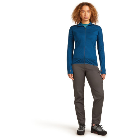Felpa tecnica da donna Icebreaker Women Merino Blend 300 RealFleece™ Descender LS Zip