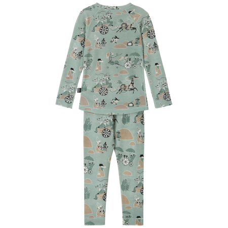 Intimo sportivo per bambini Reima Moomin Trivsam Airy Green verde Airy Green