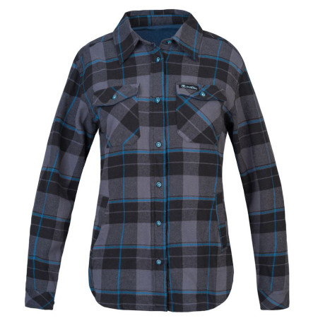 Camicia da donna Rafiki Mojarra nero pirate plaid