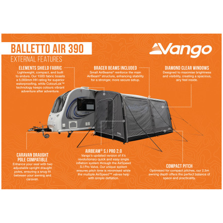 Tenda per minibus Vango Balletto Air 390