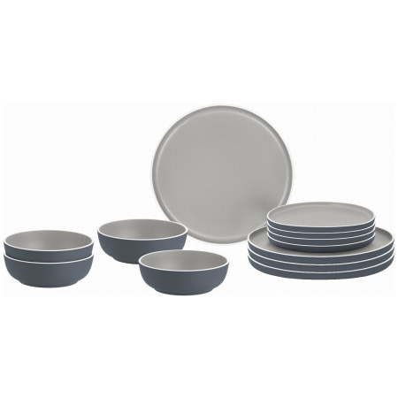 Set di stoviglie Brunner Midday Trilogy Grey