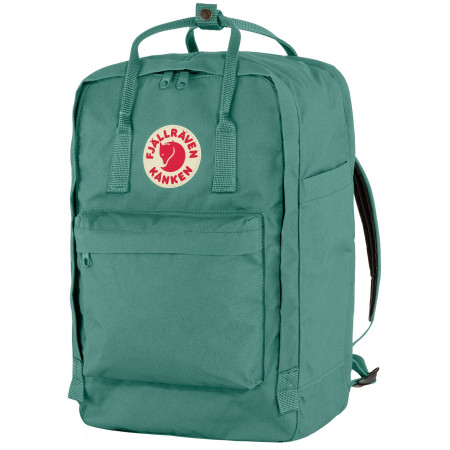 Zaino da città Fjällräven Kånken Laptop 17" azzurro Frost Green
