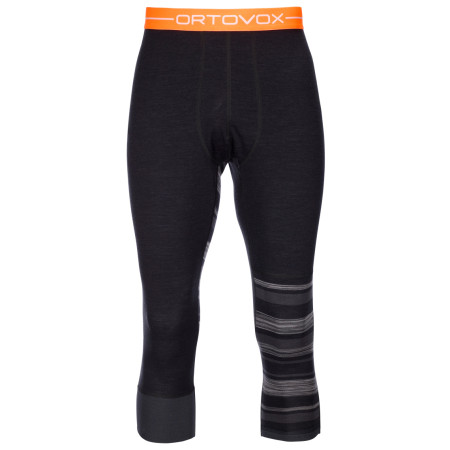 Pantaloni termici da uomo a 3/4 Ortovox 210 Supersoft Short Pants nero