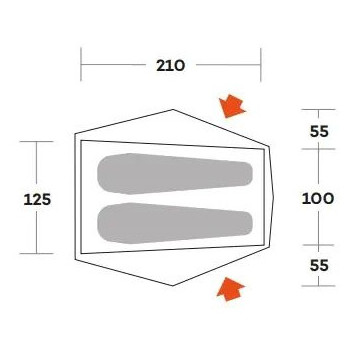 Tenda da trekking Ferrino Blow 2