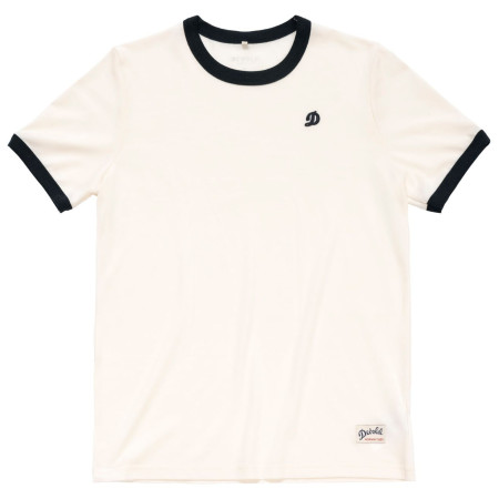 Maglietta Devold Archive Ringer Tee bianco WHITE/INK