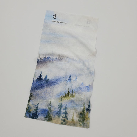 Foulard multifunzionale High Tail Designs Hiking Gaiter Foggy Forest