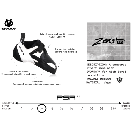 Scarpe da arrampicata Evolv Zenist Pro