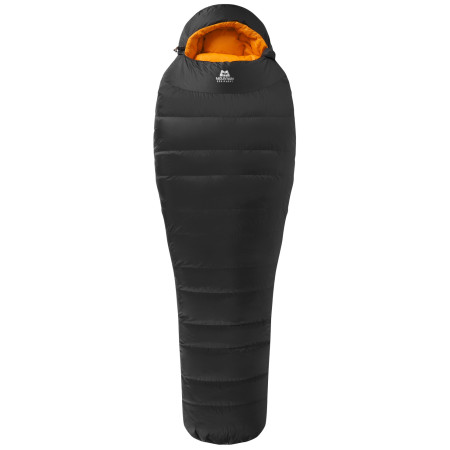 Sacco a pelo in piuma Mountain Equipment Glacier 1000 Regular nero/arancio Me-01595 Obsidian