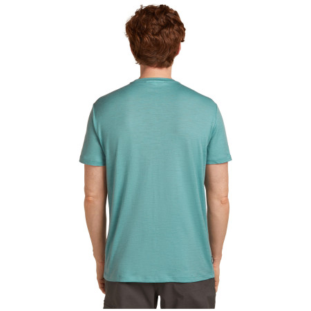 Maglietta da uomo Icebreaker Men Merino 150 Tech Lite SS Tee The Peaks