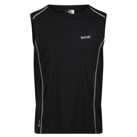 Canotta da uomo Regatta Breckenlite nero Black