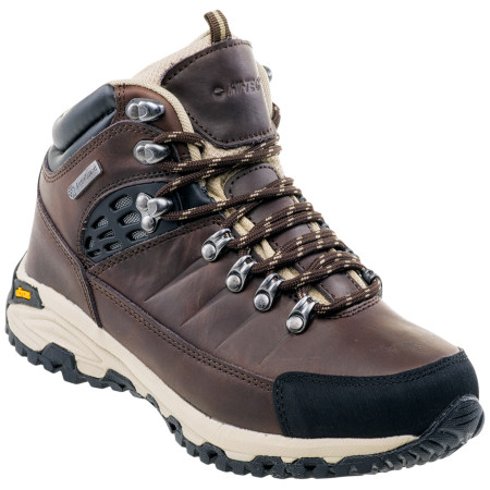 Scarpe da trekking da donna Hi-Tec Lotse Mid Wp Wo'S marrone Brown/Black/Beige