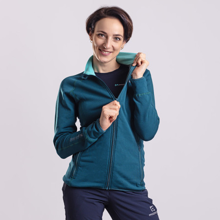 Felpa tecnica da donna Progress Tispa Merino
