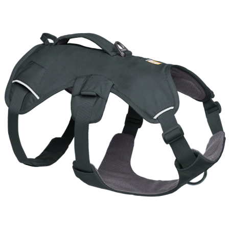 Pettorina per cane Ruffwear Web Master™ Harness nero Basalt Gray