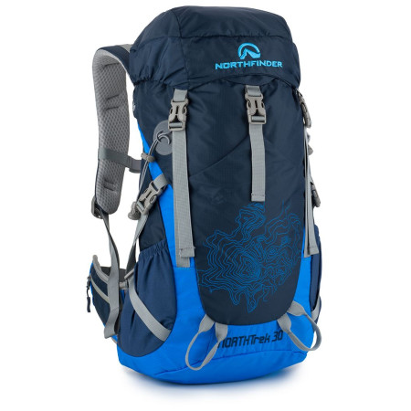 Zaino da trekking Northfinder Hillys 30 l blu Darknavy