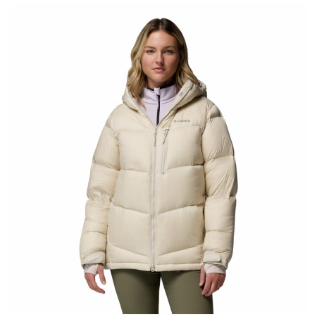 Giacca invernale da donna Columbia Cloudview Down Hooded Jacket beige Dark Stone