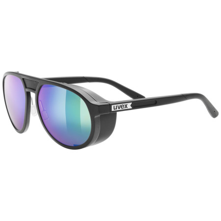 Occhiali da sole Uvex Mtn Classic Pure nero/verde Black Matt / Mirror Green