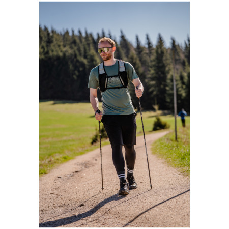 Maglietta da uomo MOOA Merino Lyolite Waves 150 Short