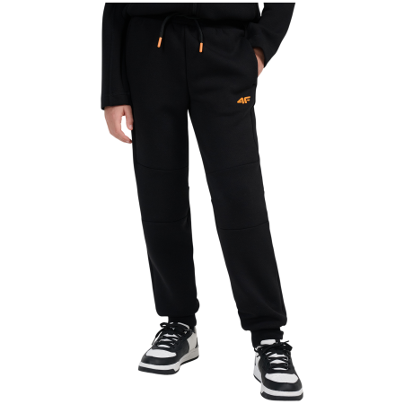Pantaloni da tuta per bambini 4F Trousers Cas M1766 Deep Black nero Deep Black