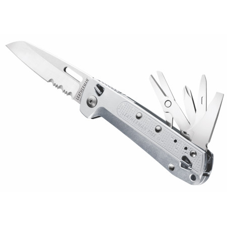 Coltello Leatherman Free K4x argento Silver
