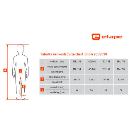 Pantaloni softshell per bambini Etape Snow WS