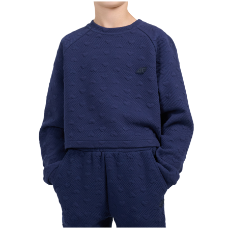 Felpa da bambino 4F Sweatshirt F2768 Navy blu scuro Navy