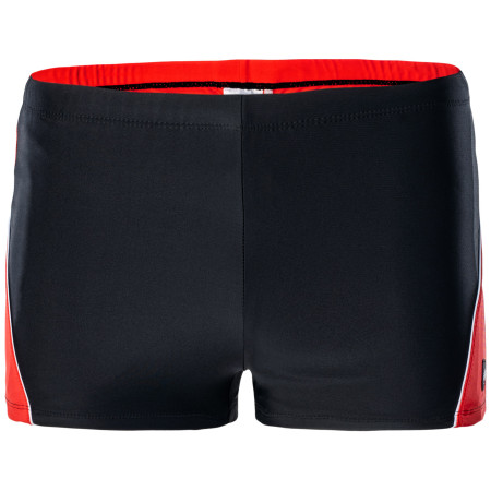 Costume da bagno da uomo Aquawave Helder nero/rosso Black/Fiery Red